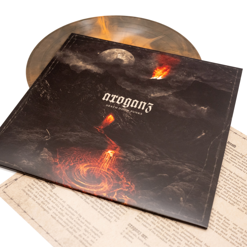 Arroganz - Death Doom Punks Vinyl LP  |  Orange/Black Galaxy