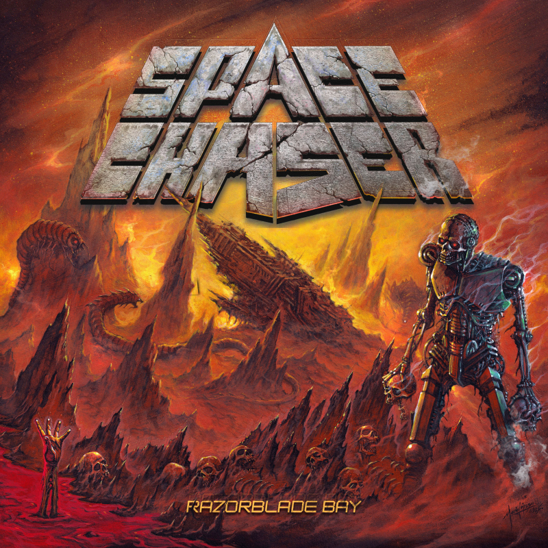 Space Chaser - Razorblade Bay Vinyl LP  |  Tri-colour