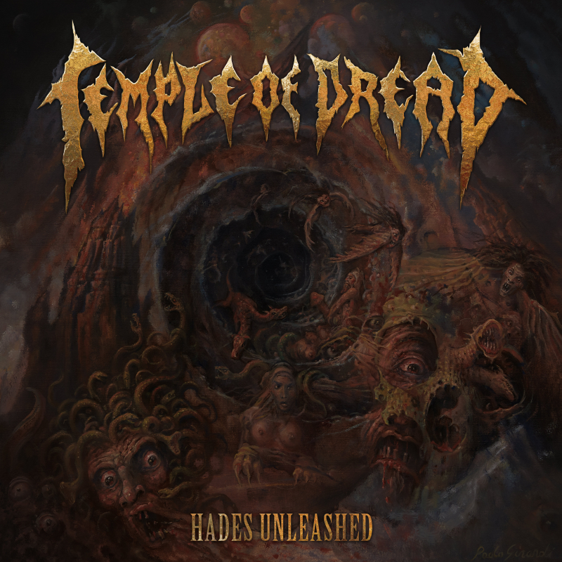 Temple Of Dread - Hades Unleashed Vinyl LP  |  Orange/Black Marble