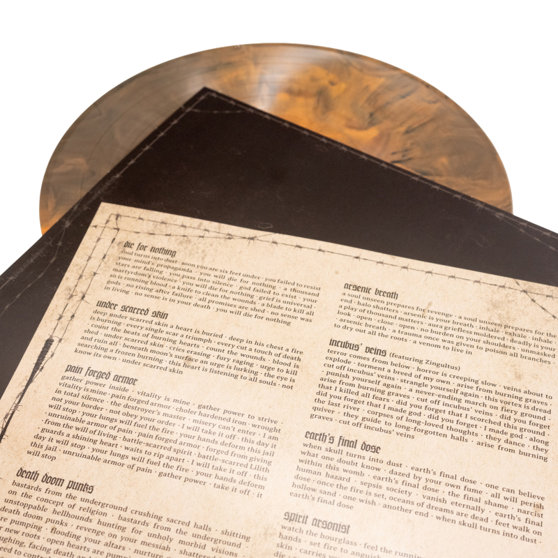 Arroganz - Death Doom Punks Vinyl LP  |  Orange/Black Galaxy