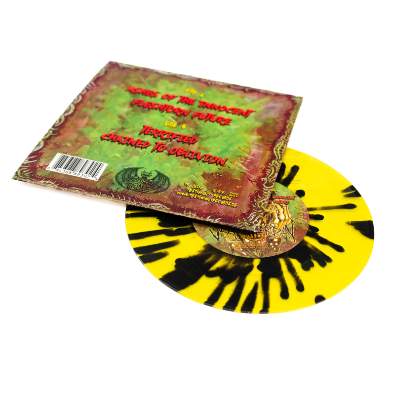 Slaughterday - Terrified Vinyl 7"  |  Splatter