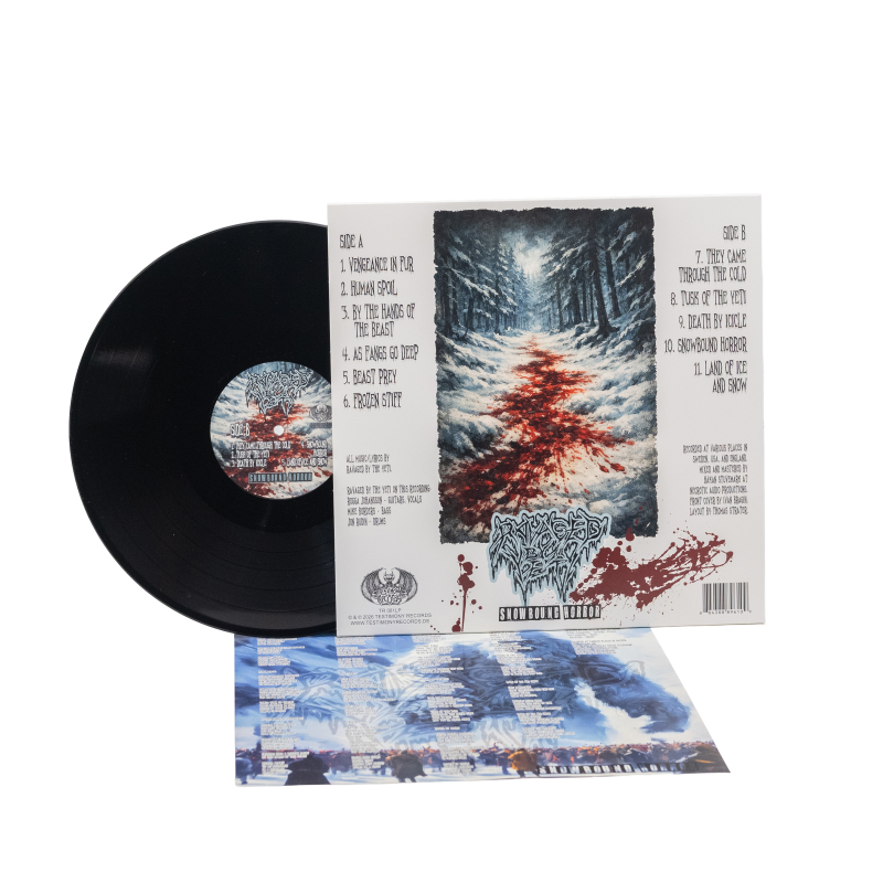 Ravaged By The Yeti - Snowbound Horror Vinyl LP  |  Black